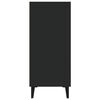 vidaXL Sideboard Black 90x34x80 cm Engineered Wood