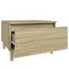 vidaXL Side Tables 2 pcs Sonoma Oak 50x46x35 cm Engineered Wood