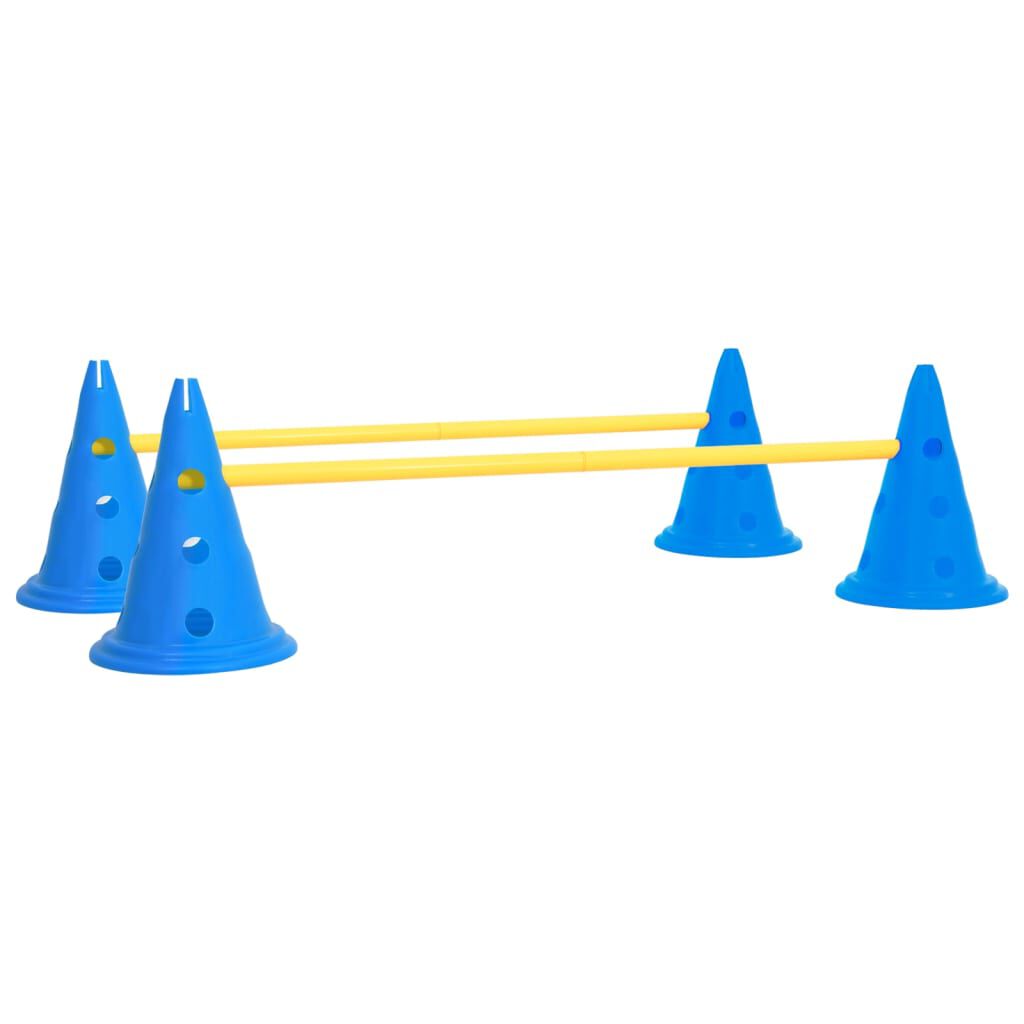 Dog agility clearance cones with holes