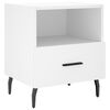vidaXL Bedside Cabinets 2 pcs White 40x35x47.5 cm Engineered Wood
