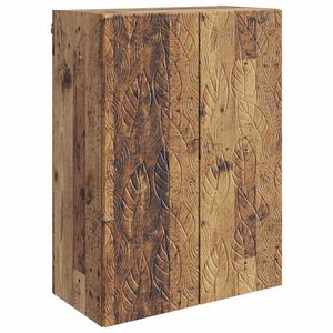 vidaXL Wall-Mounted Cabinet 66 x 34.5 x 90 cm Engineered Wood Old Wood