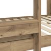vidaXL Bunk Bed for Kids Artisan Oak 100 x 200 cm Engineered Wood