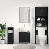 vidaXL Sink Cabinet Black Oak 58 x 33 x 60 cm Engineered wood