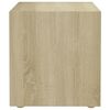 vidaXL TV Cabinets 2 pcs White and Sonoma Oak 37x35x37 cm Engineered Wood