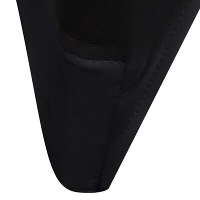 vidaXL 100 pcs Stretch Chair Covers Black