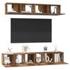 vidaXL TV Cabinet Set Wall-mounted 5 pcs Old Wood Engineered Wood