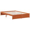 vidaXL Bed Frame with Drawer Wax Brown 160 x 200 cm Solid Pine Wood