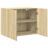 vidaXL Wall Cabinet Sonoma Oak 80x42.5x64 cm Engineered Wood