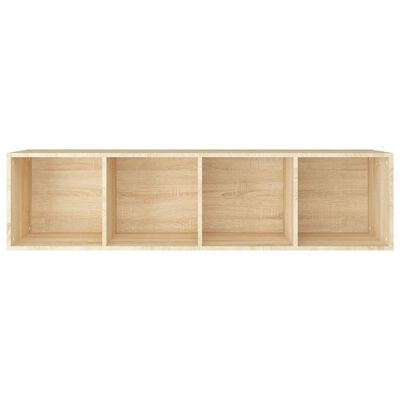 vidaXL Book Cabinet/TV Cabinet Sonoma Oak 36x30x143 cm Engineered Wood