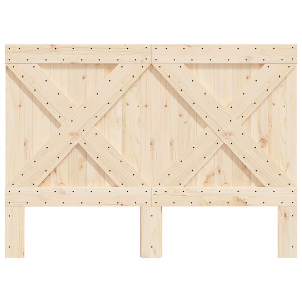 vidaXL Headboard 140x104 cm Solid Wood Pine