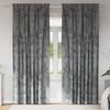 vidaXL Velvet Curtains with Curtains 2 pcs Grey 245 x 140 cm Velvet