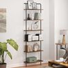 vidaXL Bookshelf Smoked Oak 60 x 24 x 203 cm Engineered wood