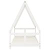 vidaXL Kids Bed Frame White 80x160 cm Solid Wood Pine