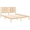vidaXL Bed Frame without Mattress 150x200 cm King Size Solid Wood