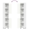 vidaXL Bathroom Cabinet Set TULUM White 37 x 31.5 x 203 cm