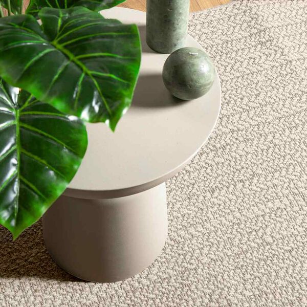 vidaXL Rug ZIZUR Cream 200x200 cm Jute Look Indoor and Outdoor