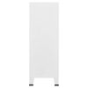 vidaXL Industrial Storage Chest White 75x40x115 cm Metal
