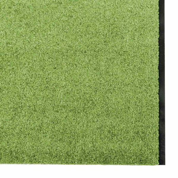 vidaXL Doormat Other Green and Black 120 x 350 cm Polyamide and PVC