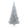 vidaXL Christmas Tree with 300 LEDs with Stand Silver 210 cm PET