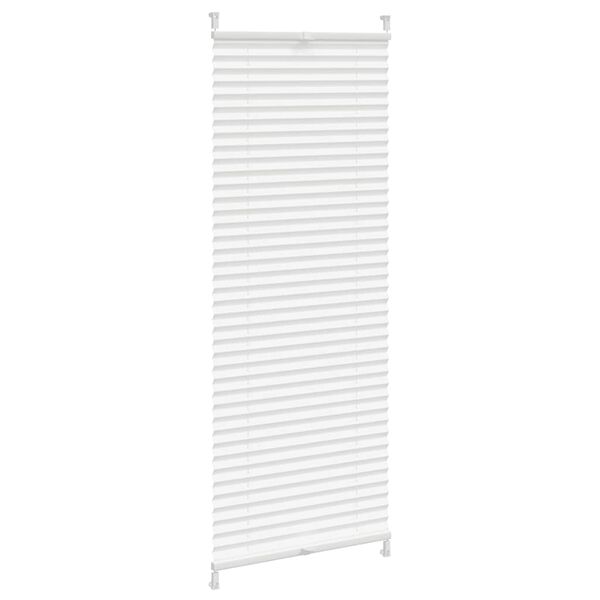 Plisse Blind 50x125cm White Pleated Blind
