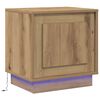 vidaXL Bedside Cabinet Artisan Oak 44 x 34.5 x 45 cm Engineered Wood