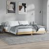 vidaXL Bed Frame without Mattress Sonoma Oak 160x200 cm Engineered Wood