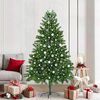 vidaXL Christmas Tree with 300 LEDs with Stand Green 210 cm PE