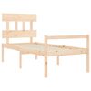 vidaXL Senior Bed without Mattress 90x200 cm Solid Wood