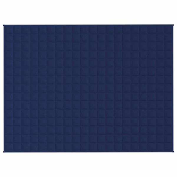 vidaXL Weighted Blanket Blue 150x200 cm 11 kg Fabric
