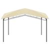 vidaXL Garden Gazebo 4x4x2.9 m Cream 180g/m&sup2;