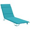 vidaXL Sunlounger Cushion GEMERT 100% Polyester Turquoise