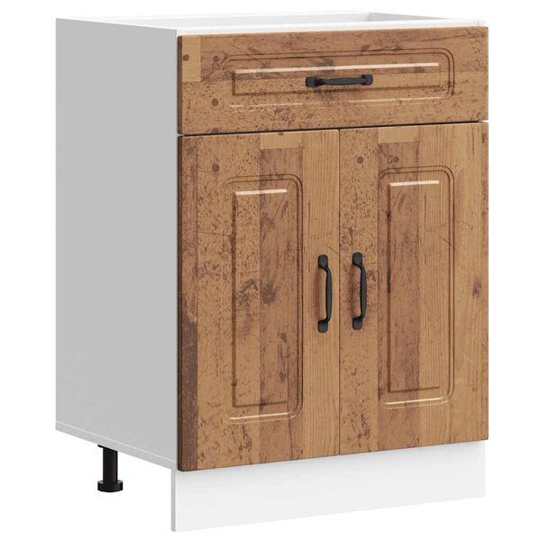 vidaXL Kitchen Base Cabinet Kalmar Old Wood Engineered Wood