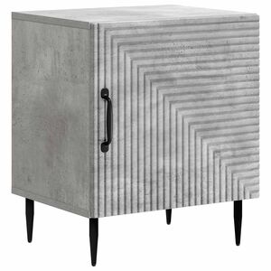 vidaXL Bedside Cabinet Concrete Grey 43 x 34.5 x 50 cm Engineered Wood