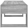 vidaXL Coffee Table Grey Sonoma 110 x 50 x 41 cm Engineered Wood