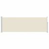 vidaXL Patio Retractable Side Awning 100x300 cm Cream