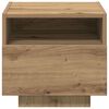 vidaXL Bedside Cabinet with Drawer 2 pcs Artisan Oak 40 x 39 x 37 cm