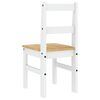 vidaXL Dining Chairs 2 pcs PANAMA White 40x46x90 cm Solid Wood Pine