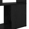 vidaXL TV Cabinet Set Black 60 x 24 x 125.5 cm Engineered Wood