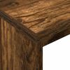 vidaXL Desk Smoked Oak 109 x 50 x 78 cm Engineered Wood