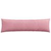 vidaXL Sofa Pillows 2 pcs Pink 145 x 40 cm Corduroy Fabric