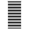 vidaXL Zebra blind 80.9x150 cm Fabric Width 76.7 cm black