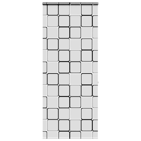 vidaXL Shower Roller Blind with Cassette 90x240 cm Fabric Width 86 cm