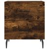 vidaXL Bedside Cabinet Smoked Oak 40x35x47.5 cm Engineered Wood