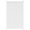 Plisse Blind 70x125cm White Pleated Blind