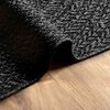 vidaXL Rug ZIZUR Anthracite 160x230 cm Jute Look Indoor and Outdoor