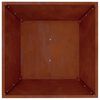 vidaXL Garden Planter Rusty 50 x 50 x 15 cm Weathering Steel