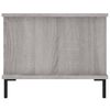 vidaXL Coffee Table Grey Sonoma 90x50x40 cm Engineered Wood