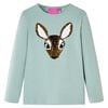 Kids' T-shirt with Long Sleeves Medium Mint 128
