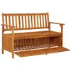 vidaXL Garden Storage Bench 120 cm Solid Acacia Wood