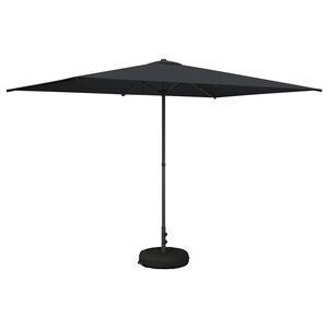 vidaXL Garden Parasol with Base 200 x 300 cm Polyester Rectangular